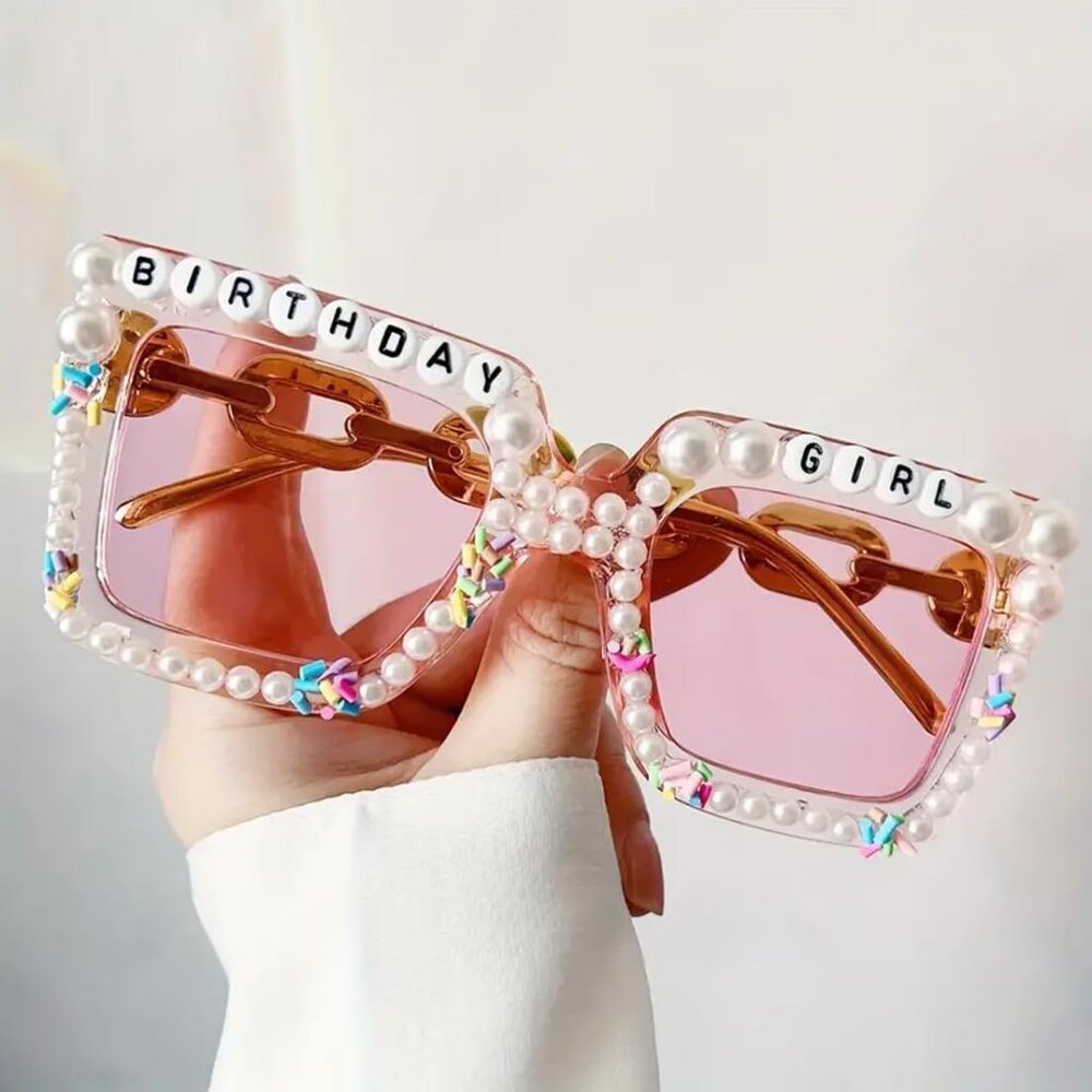 Birthday Glasses Oversized Square Happy Birthday Sunglasses Glasses For Women Gi